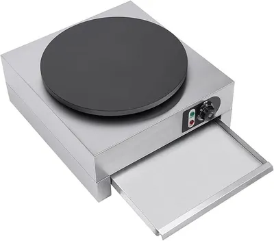 Obrázok produktu pre Elektrický gril na palacinky s nepriľnavou platňou: 3000W, vhodný na prípravu palaciniek, lievancov, galett, burrit a tacos, vrátane rozdeľovača cesta a obracačky