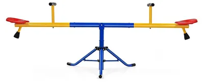 Zdjęcie produktu dla Hauka do ogrodu dla dzieci - karuzela dla 2 osób - obracana o 360° - metalowa - do 60 kg - wiek 3-6 lat - wielokolorowa