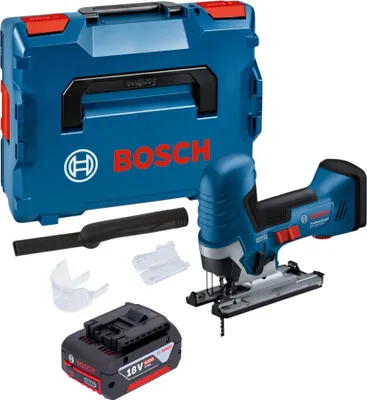 Produktbild von Bosch GST 18V-125 S Professional Akku Stichsäge 18 V 125 mm Brushless + 1x Akku 4,0 Ah + L-Boxx - ohne Ladegerät