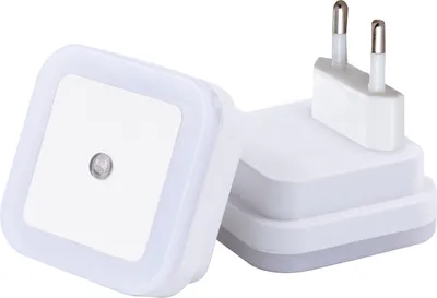 Zdjęcie produktu dla 1. Ścienny sensorowy nocnik. Automatyczne włączanie/wyłączanie. LED. Wtyczka do montażu w ścianie. Lampka do schodów, lampka do korytarza, lampka do łazienki, lampka do pokoju dziecięcego, lampka do garażu, lampka do szafy, lampka do sypialni