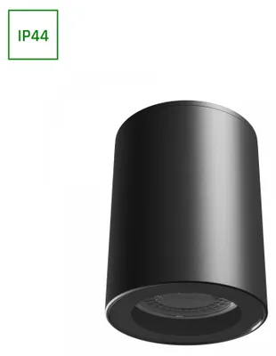 Produktbild von CHLOE GU10 LED Deckenleuchte Badezimmer Ø7cm IP44 Schwarz