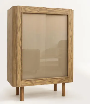 Immagine prodotto di Elegante vetrina in legno moderno per esposizione e conservazione