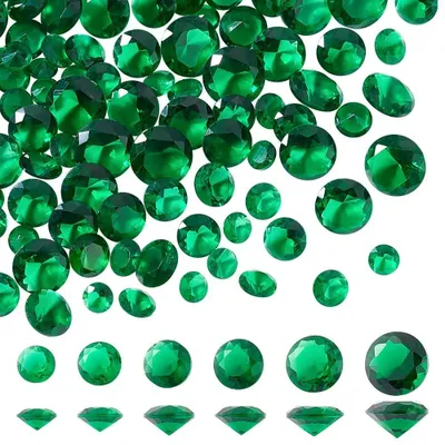 Productafbeelding van Omgoods- Zirkonia Steen 100 Stuks - Groene Zirkonia - Gefacetteerde Edelstenen - Kristallen Kralen - Diverse Maten 5/6/7/8/9/10 mm - Voor Sieraden Maken