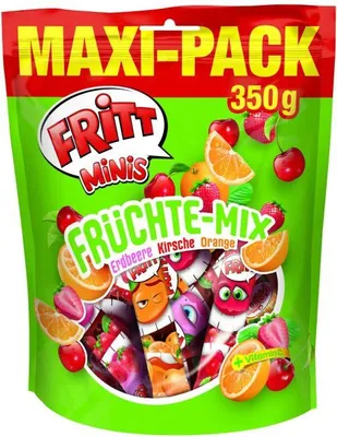Produktbild von Fritt Minis Früchte-Mix Maxi-Pack 350g