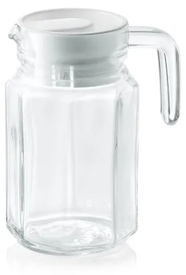 Zdjęcie produktu dla Szklany dzbanek / karafka z pokrywką 0,5 l