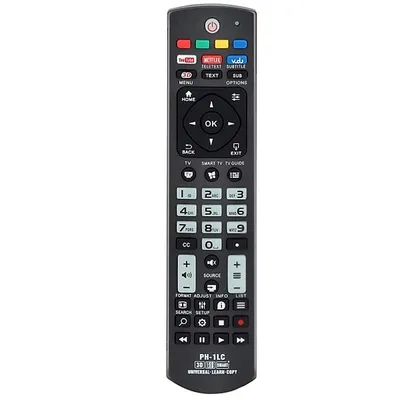 Obrázek produktu pro Dálkový ovladač pro Philips OLED, OLED+ LED, Smart TV, 3D TV, Full HD, Plasma TV univerzální s tlačítkem Netflix a YouTube