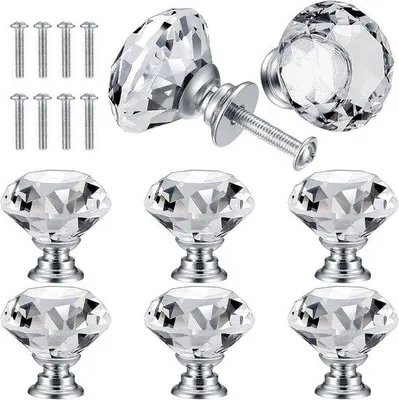 Obrázek produktu pro Křišťálové knoflíky – 8 kusů – 30 mm