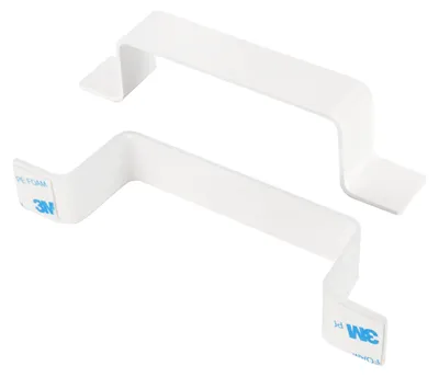 Produktbild von Solidchoice – Selbstklebender Türgriff aus Edelstahl, 2 Stück, Weiß