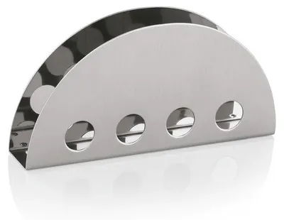 Produktbild von 18x Serviettenhalter Edelstahl 14 x 2,5 x 7 cm