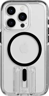 Image de Tech21 EvoCrystal Kick Case MagSafe iP 15 Pro Clair/Noir