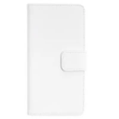 Produktbild von Book Case Handyhülle für Huawei P7 Weiß Lederhülle Schutztasche
