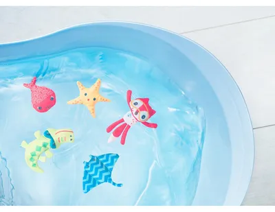 Image de Lilliputiens Jeu de pêche Alice - Jouet de bain magnétique - 6 pièces - Multicolore