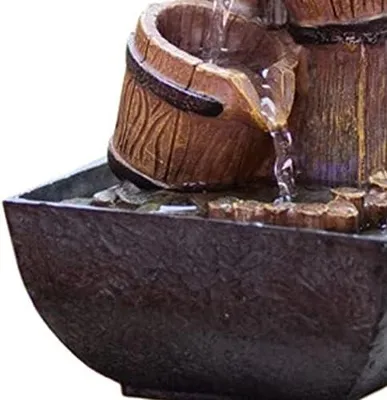 Produktbild von Tischbrunnen als Dekoration im Steingarten- und Zen-Stil für Wohnzimmer und Büro