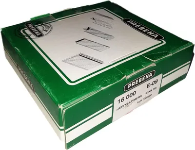 Produktbild von Prebena E Klammern 9mm verzinkt BeA Paslode Schneider Würth 90 Senco L KL-12 16M