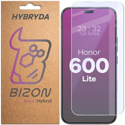 Produktbild von Flexibles Hybridglas für Honor 600 Lite 5G, Bizon Hybrid Mule