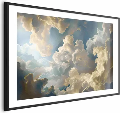 Produktbild von Posterpapier Poster - Sun and Shadows: A Theatrical Show of Nature High Above the Ground 90x60 cm Muster b-H-10055-ao-a