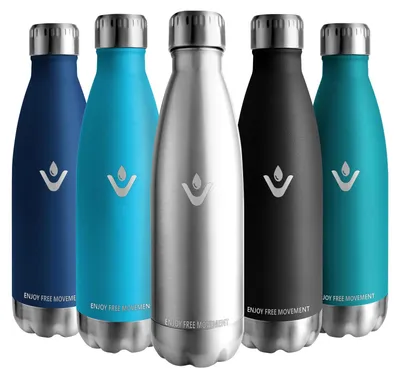 Thermosflasche 500 ml, Edelstahl, auslaufsicher, BPA-frei