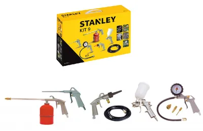 Produktbild von Stanley Pneumatik-Werkzeugsatz 9 Elem.