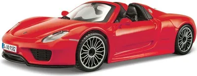 Produktbild von Bburago 1:24 Plus Porsche 918 Spyder Rot