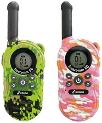 Produktbild von Stabo freecomm 80, 8 Kanäle, 5000 m, Erwachsener, Unisex, LCD, AAA