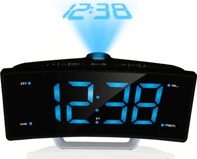 Produktbild von ROXX Radiowecker CR 302 P, Jumbodisplay, Projektion