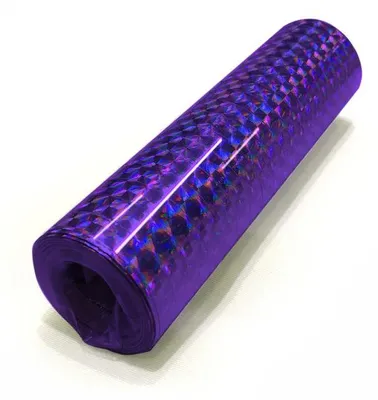 Produktbild von 1 Rolle Papier Luftschlangen lila metallic holografisch