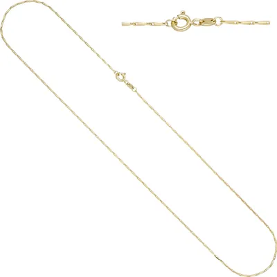 Produktbild von JOBO Haferkornkette 585 Gold Gelbgold 1,2 mm 50 cm Kette Halskette Goldkette