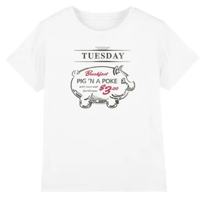 Produktbild von Supernatural - "Pig N Poke" T-Shirt für Kinder TV40810 (152-158) (Weiß)