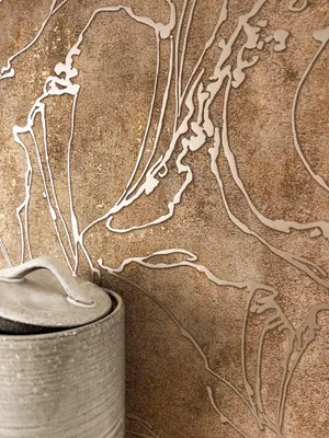 Produktbild von NEWROOM Tapete Fozia Copper Braun Vliestapete - Modern Grafik Linien  Germany