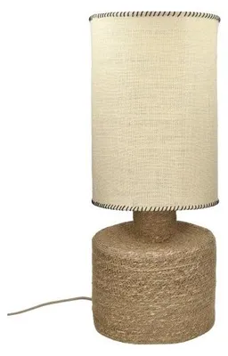 Obrázok produktu pre Pomax, stolná lampa, prírodný dizajn, priemer 20 cm, výška 48 cm