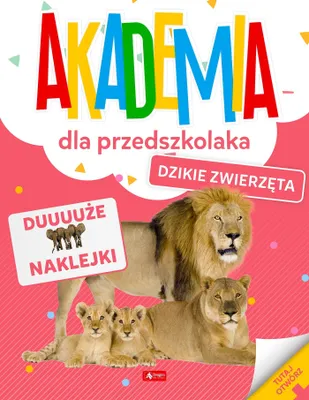Productafbeelding van Akademia dla przedszkolaka Dzikie zwierzęta zeszyt edukacyjny