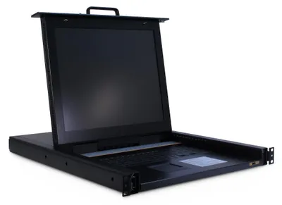 Immagine prodotto di Inter Tech 88887213 Inter-Tech 48.3cm KVM Konsole 1708 LED (17") schwarz