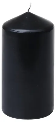 Produktbild von Stumpenkerzen Schwarz 150/77 mm, 4 Stück