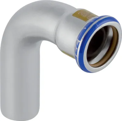 Produktbild von Geberit GE Mapress, Edelstahl, Gas, Bogen, 90 Gr., d76,1mm, 1 Stk.