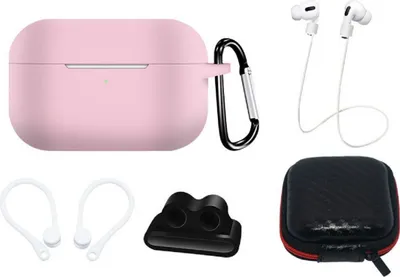 Zdjęcie produktu dla Zestaw silikonowych etui do AirPods Pro 2 / AirPods Pro 1 - różowy