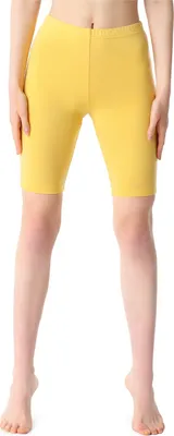 Produktbild von Bellivalini Damen Kurze Leggings aus Viskose BLV50-207 (Gelb, M)