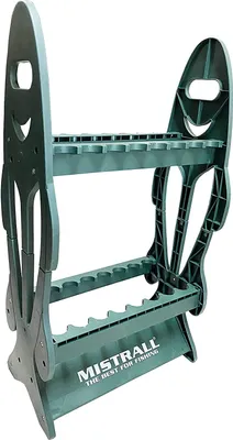 Produktbild von MISTRALL Angeln Rutenständer für 16 Ruten Regal Rutenablage Rutenhalter Standrutenständer