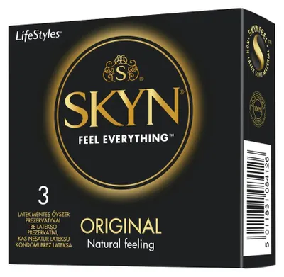 Zdjęcie produktu dla Unimil Skyn Original Nielateksowe prezerwatywy, 3 sztuki