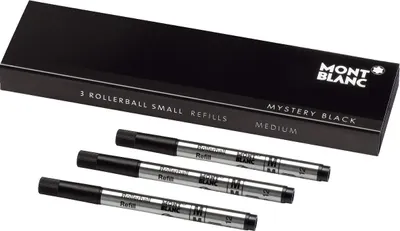 Image de Montblanc® 107323 Recharge roller Mozart - M, petit, noir mystère, 3 pièces