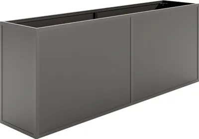 Produktbild von KGT Aluminium-Hochbeet "210" anthrazit 2,05 x 0,45 x 0,77 m (L x B x H)