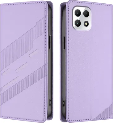 Obrázek produktu pro Pouzdro pro T-Mobile REVVL 7,Polyuretankožené peněženkové pouzdro s přihrádkou na karty a funkcí stojánku Violett