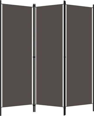 Produktbild von vidaXL 3-tlg. Raumteiler Anthrazit 150x180 cm