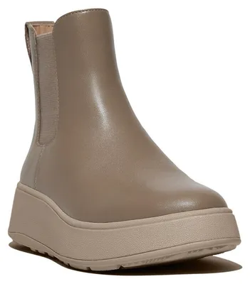 Produktbild von FITFLOP FitFlop F-Mode Leather Flatform Chelsea Boots GREY 40
