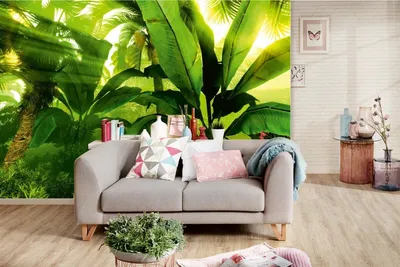 Produktbild von Vlies Fototapete TROPISCHER REGENWALD 375 x 250 cm (inkl. Kleister) - Vlies Tapete, Wandtapete, Wandbilder - Tapete für Wohnzimmer Schlafzimmer, Büro, Küche - Montagefertig