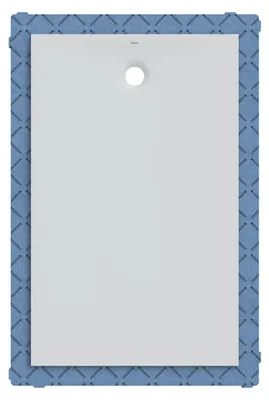 Immagine prodotto di Geberit receveur de douche rectangulaire Olona 100x160 cm, hauteur 4 cm, écoulement derrière au centre, blanc/ mat, 550.925.00.1, 550.925.00.1