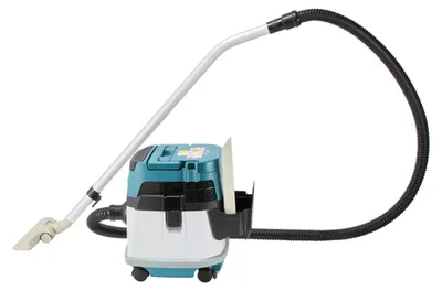 Produktbild von Makita DVC150LZ, 15 l, Blau, Weiß, 3,5 m, 5 m, 3,8 cm, Trocken&Nass