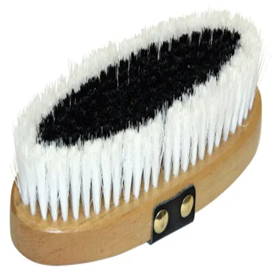 Produktbild von Kerbl 3243 Kardätsche Brush&Co Holzrücken mit Handschlaufe Fellpflege Pferde