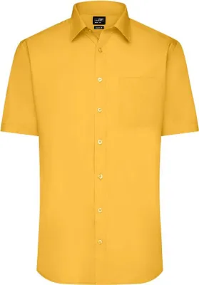 Produktbild von Klassisches Shirt aus pflegeleichtem Mischgewebe yellow, Gr. M