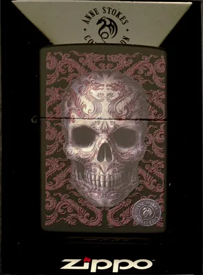 Produktbild von Zippo Feuerzeug Anne Stokes Skull, Windfest