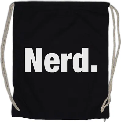 Produktbild von Urban Backwoods Nerd, Turnbeutel, Farbe: Schwarz